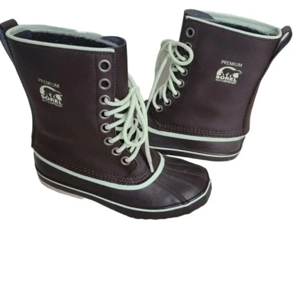 SOREL Premium Waterproof Snow winter Blizzard Boot Snowglobe Women's sz 6